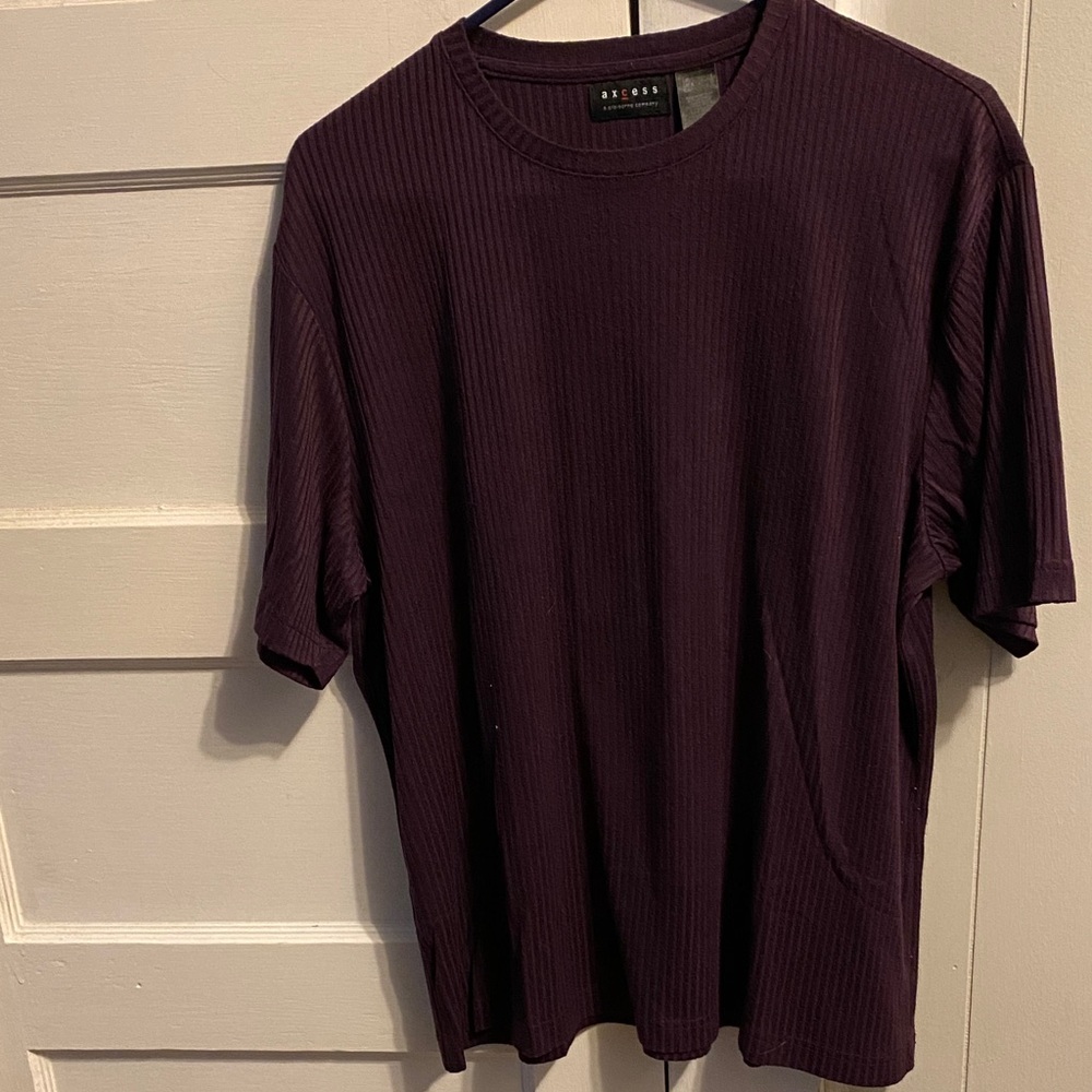 Axcess Dark Purple Short Sleeve Tee